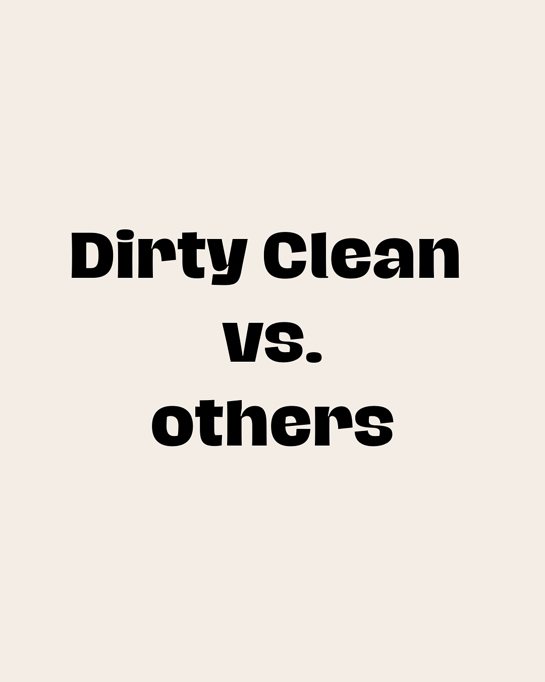 Visste du dette? Det er ganske stor forskjell på oss og de tradisjonelle vaskemidlene du finner der ute.. 😱